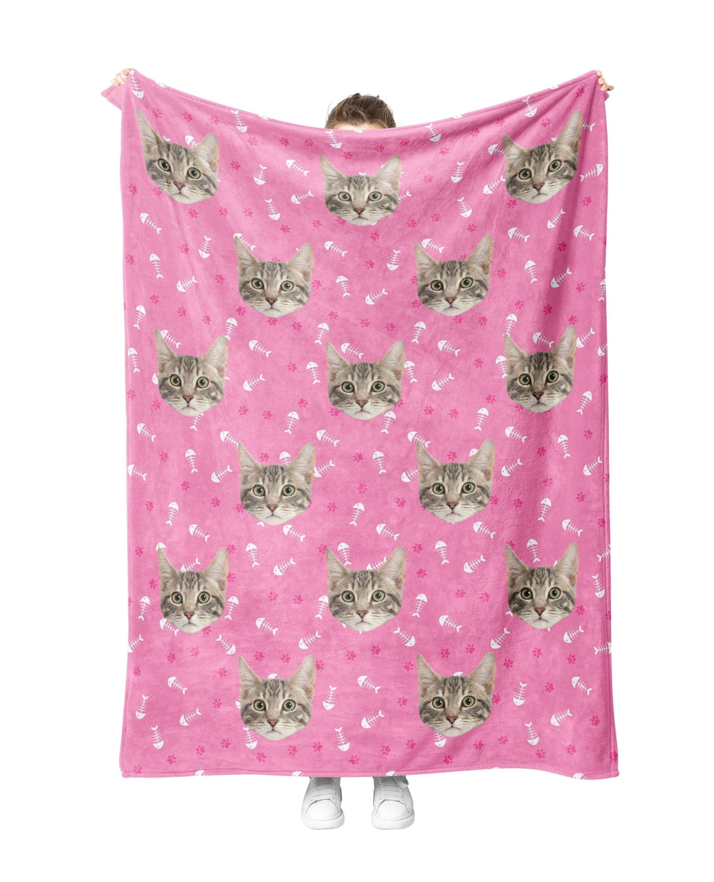 Custom Pink CatBlanket