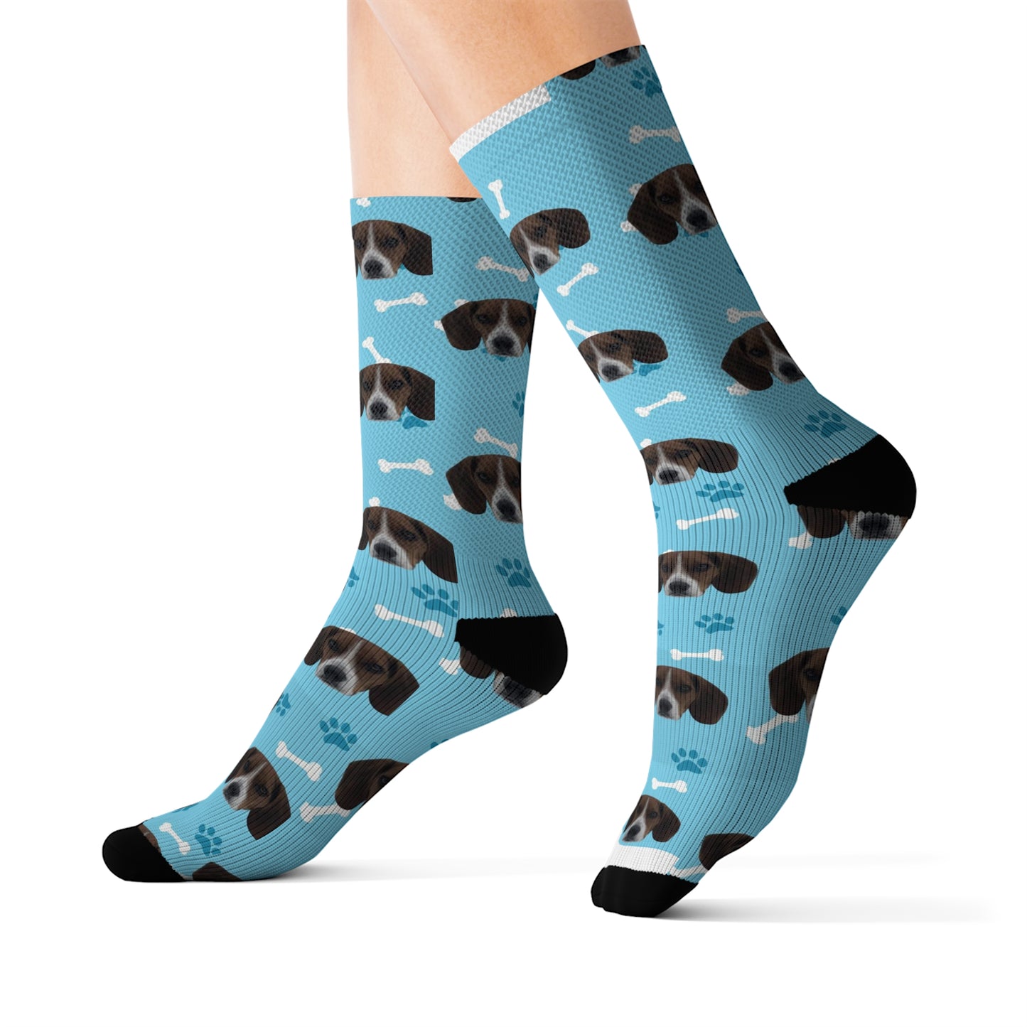 Printify Spoke Sublimation Socks Test