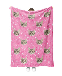 Custom Pink CatBlanket