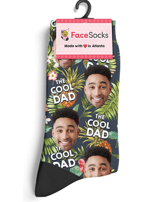 Custom Cool Dad Tropical Socks