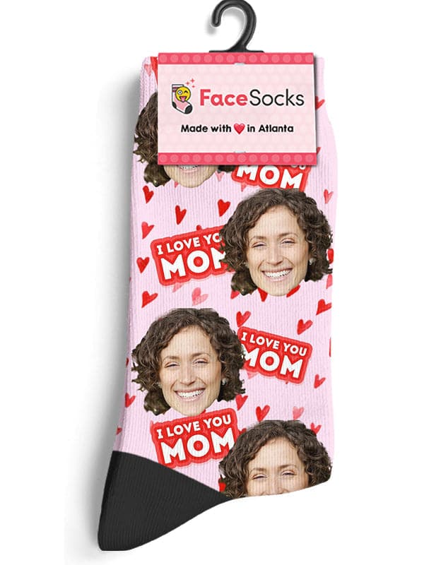 Custom I Love You Mom Socks
